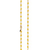 SPLENDORA | Collana in Cristalli Swarovski® color Topazio |  Argento 925 e oro Giallo
