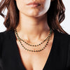 SPLENDORA | Collana in Cristalli Swarovski® color Emerald |  Argento 925 e oro Giallo